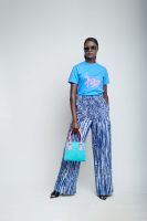 AB signature T shirt with Adire palazzo pant