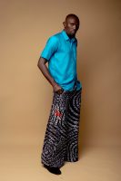 Adire Trousers With Patch Pocket