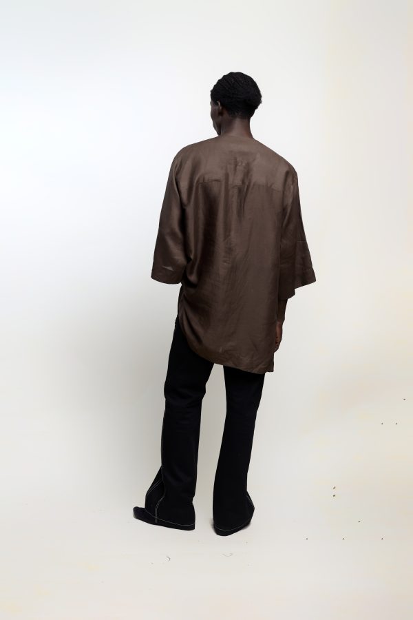 Brown Linen Shirt