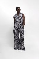 Sleeveless Adire Shirt