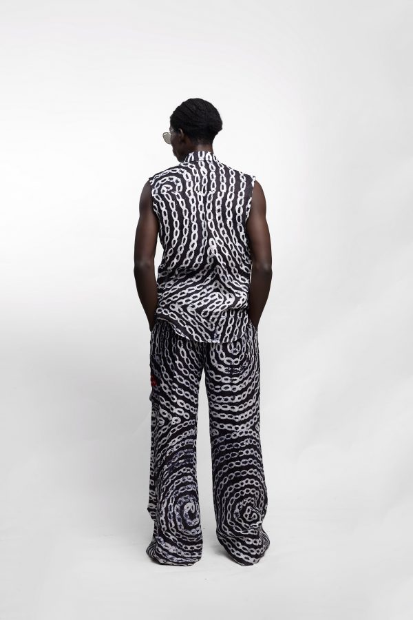 Sleeveless Adire Shirt