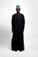 Long Silk Gazar Men's Kaftan