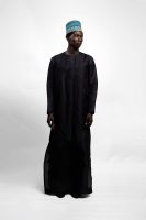 Long Silk Gazar Men's Kaftan