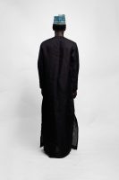 Long Silk Gazar Men's Kaftan