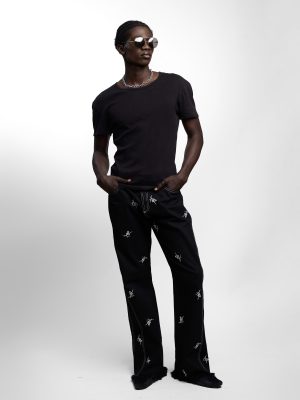 Denim Jeans With AB Logo