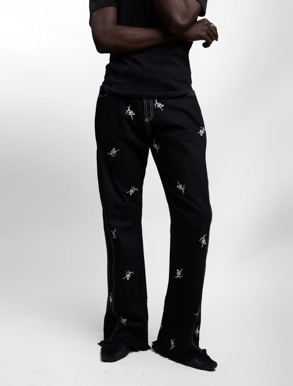 Denim Jeans With AB Logo