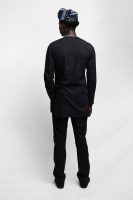 Black Linen Tunic Top And Trouser
