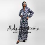 Adire Hooded Kaftan