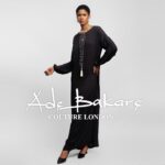 Black Chiffon kaftan