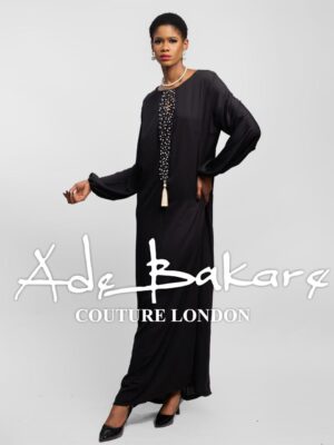 Black Chiffon kaftan