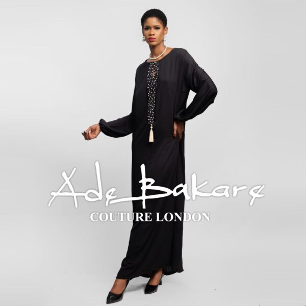 Black Chiffon kaftan